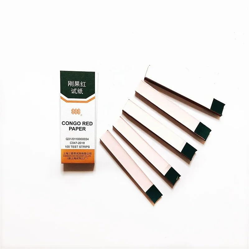Bandelettes de test de papier indicateur rouge Congo pour solutions acides - 4