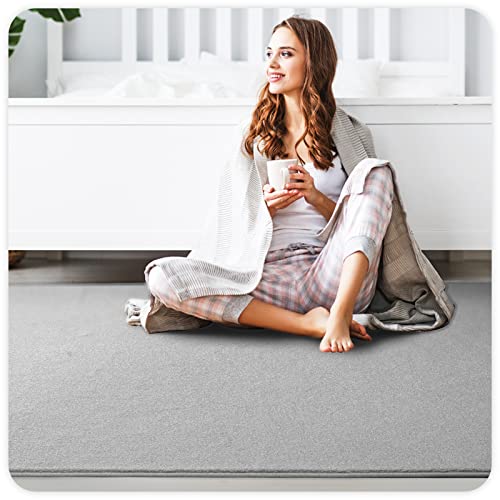 Color G Grey Rugs For Bedroom Super Soft, 2X5.2Ft Bedroom Area Rug For Bedside Dorm Kids Room, Bedroom Runner Rug Non Slip For Hallway, Floor Rugs For Living Room Carpet Nursery #TOP5