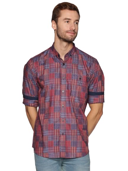 Don Vino Men Multicolor Regular Fit Full Sleeve Cotton Casual Shirt