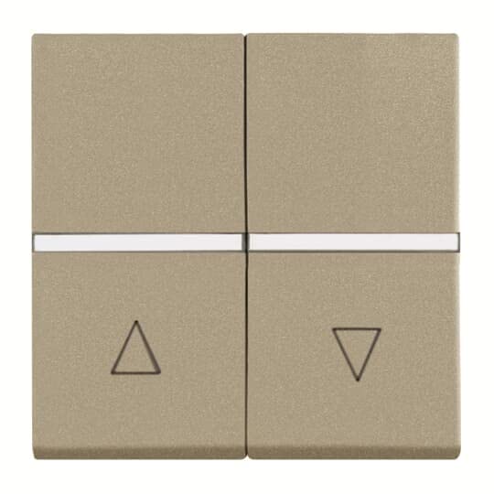Bouton poussoir pour volet roulant Niessen Zenit N2244 CV cava