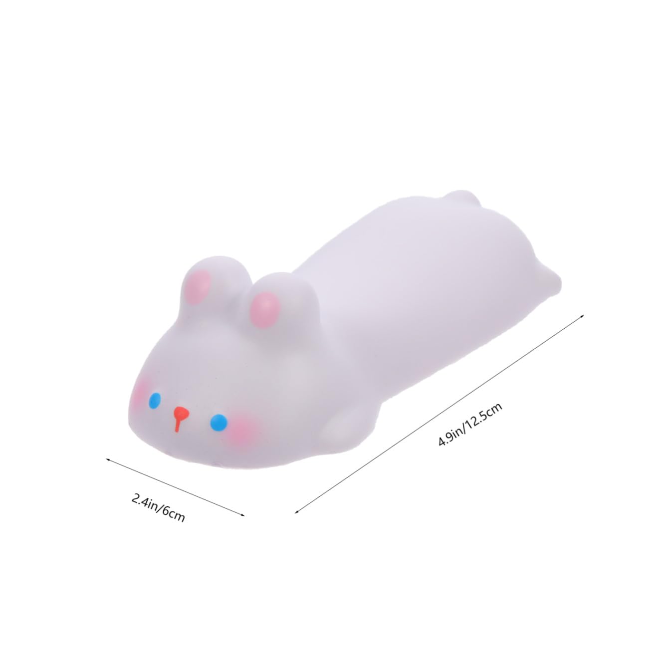 HOMSFOU 5 Almohadillas De Espuma Para Ratón Kawaii Soporte Para Muñeca Almohadillas De Gel Para Ratón Pequeñas Bonitas Para Portátil De Dibujos Animados Antideslizantes Color