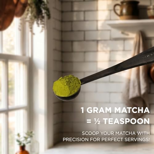 The Matcha Tribe Black Matte Matcha Measuring Spoon