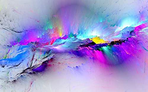 Image of Kayra Decor PVC Beauty of Colors 3D Wallpaper Print Indoor Wall Mural (96 inch X 120 inch) Inch-(MOONSTAR08-5)