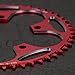 Shurhome Chainring Direct Mounted Mountain Bike 5 Screws Round Chainring 110BCD/130BCD Narrow Wide Chainring for Bikes Crankset