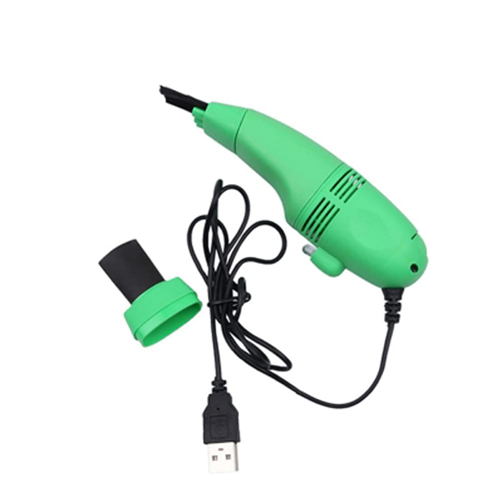 B86C Mini USB Staubsauger – Tastatursauger für Laptop & PC, Handstaubsauger mit Integrierter LED-Leuchte, Ideal für Innenraum-Reinigung, Nicht für Starke Saugkraft geeignet