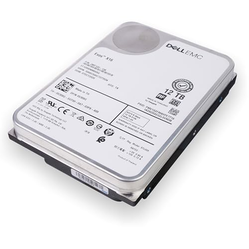 Image of Dell /Seagate Exos X16 12TB ST12000NM005G 7.2K RPM SATA 6Gb /s 512e 3.5 inch Enterprise Hard Drive (Renewed)