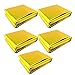 GMBYLBY 5lots Heavy Type Survival Blankets Reusable Emergencies Hiking Blankets for Outdoor Hiking and Camping