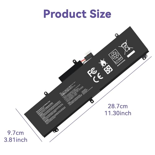 Image of C41N1837 Laptop Battery for ASUS ROG Zephyrus G15 GA501I GA502 GA502D GA502DU GA502GU GA502IV GU502 GU502DU GX502GW GX532GV GU532GW GU502LU GU502LW GU502LV GX502LXS GX502GV GX502GW 0B200-03380100
