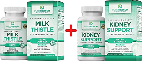 Purepremium Supplements Premium Milk Thistle (Plus) Kidney Support. #TOP22