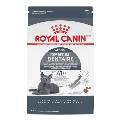 Royal Canin Feline Care Nutrition Dental Care Adult Dry Cat Food 3 lb Bag