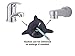 Children’s Faucet Extender Bath Spout Cover for Baby: Sink Extension Hand Washing - Kids Toddler Bathroom Bathtub Fun & Safety - Child Kitchen Accessories (Grey Shark)