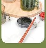 UHEWEIDOR Juego de platillos para el hogar, plato de vinagre para barbacoa, condimento de salsa de soja, plato seco, lujo ligero, huesos de escupir, platos, encurtidos, platos pequeños al por mayor