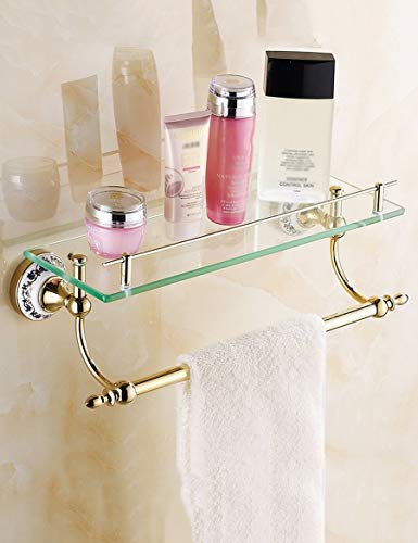 Estante para toallas de baño GZ soluciona la falta de espacio con su doble capa