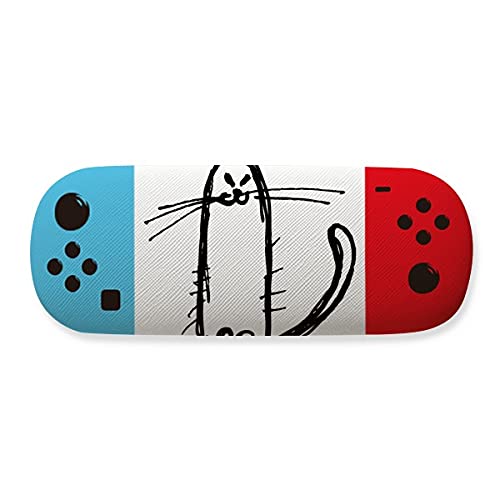 Petit chat noir porte-lunettes souriant pour une table de chevet toujours ordonnée