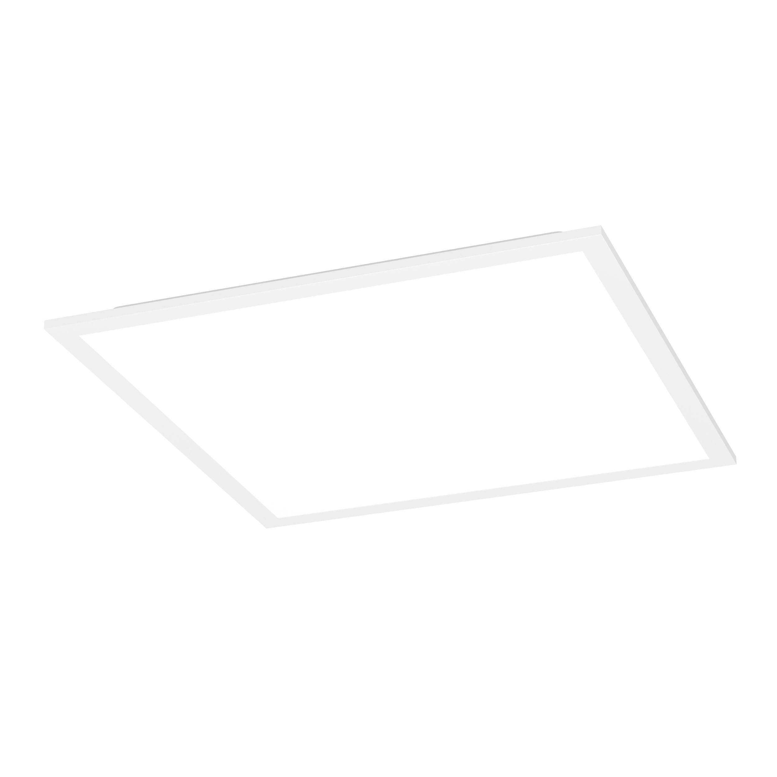 Eglo Connect.z Smart-Home LED Panel Moradillo-Z, 40x40 cm, ZigBee Ceiling Light Fixture, Matte, app and Voice Control Alexa, Warm-Cool White, RGB, dimmable, White Flush Mount lamp