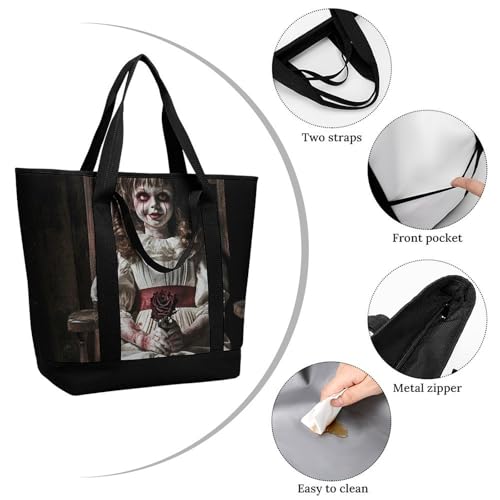 Women's Spacious Thermal Shoulder Bag Stylish Insulated Shopping Tote3