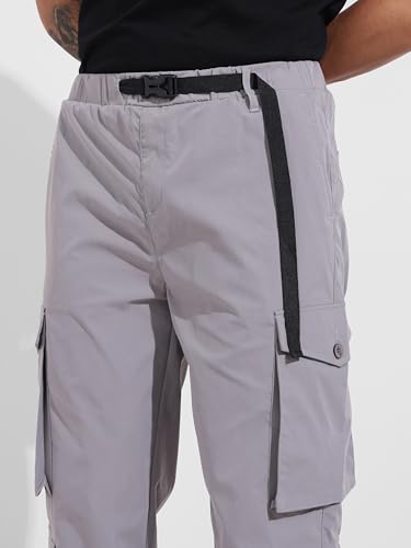 Image of The Indian Garage Co Men Relaxed Fit Mid-Rise Cargos