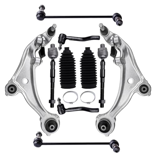 FUTAINEW 10PCS Front Lower Control Arms Replacement for 2007-2013 Nissan
