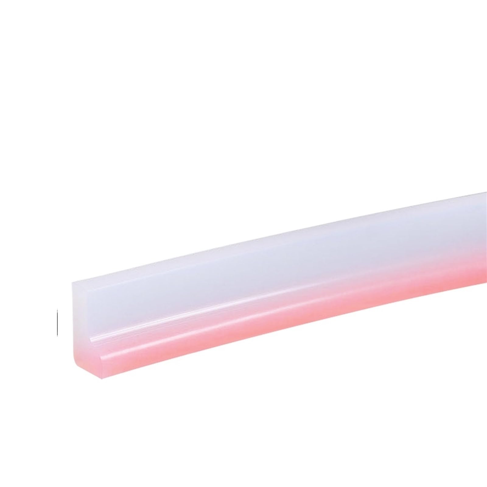 Schwallschutzleiste Silikon-Duschbarriere, Badezimmer-Wasserstopper, Dusche, rutschfeste Trocken- Und Nasstrennung, Hochwasserbarriere, Türboden-Dichtungsstreifen(Type A TRANSPARENT,0.9m)