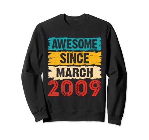 Regalos de 14 años de edad impresionante desde marzo de 2009 para 14 cumpleaños Sudadera
