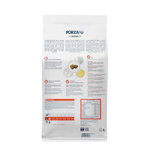 Forza10 - Dog Food, Limited Ingredient Dog Food with Omega‑3, Non-GMO, Dry Food for Kidney Support, Made in Italy (8.8 lb)