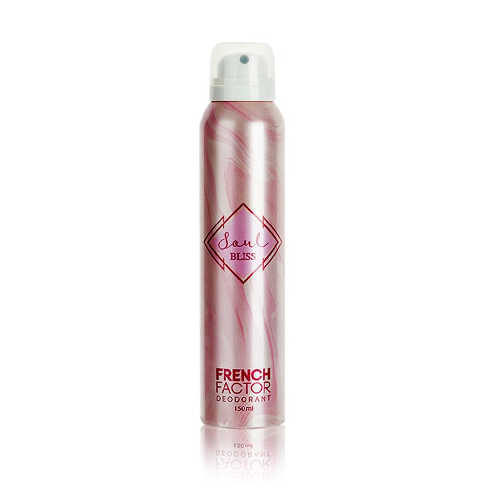 french factor soul bliss deo for women | long lasting deo | luxury day & night deo | 150ml/pack
