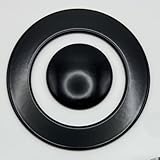 Yuanpgky Copertura interna lunga per piano cottura a gas, in ferro smaltato, compatibile con bruciatori Sabaf da 55 mm/75 mm/100 mm/130 mm, per cucine e (130)