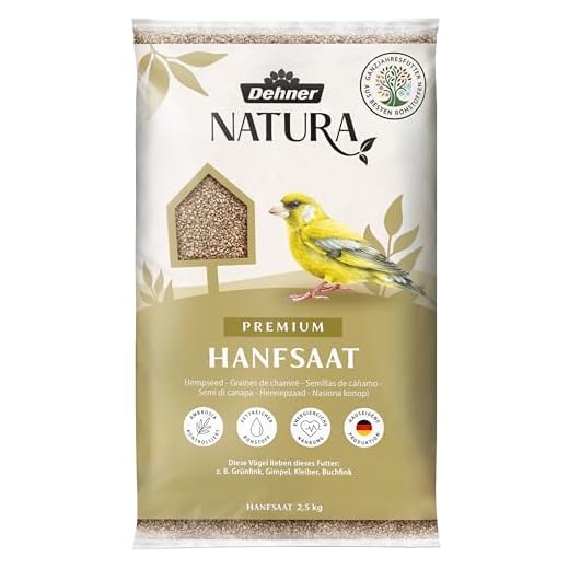 Dehner Natura Chanvre Graines, 2,5 kg