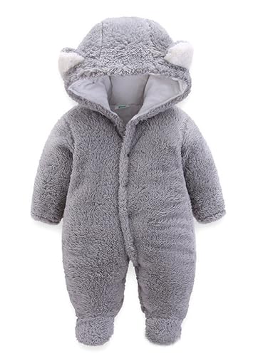 Voopptaw Warmer Baby-Winter-Overall, Fleece-Strampler, süßer, dicker...