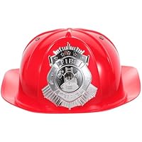COHEALI Fire Hat Toys for Kids - Red Firefighter Helmet for Role Play Enhance Imagination and Creativity Safe Plastic Fireman Hat for Children Perfect for Gifts and Parent-Child Interaction
