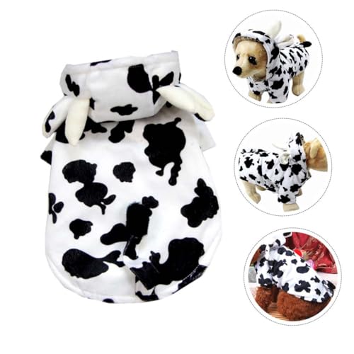 Disfraz para perro talla L con estampado de vaca miniatura 7