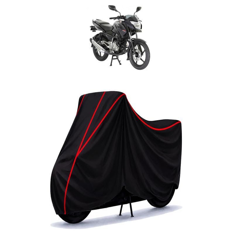 Image of Bajaj Pulsar 135 Water Resistant Bike Cover for All Motorcycles & Rain | Heavy Duty Taffeta Fabric | UV Protection, Dustproof, Scratchproof | All Weather Two Wheeler Body Cover with Elastic Bottom