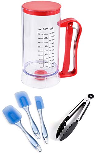 Mecete Baking Set-Pancake & Cupcake Batter Dispenser - Perfect Baking Tool for Cupcakes