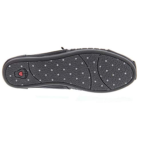 Image of BOBS from Skechers Women's Plush-#Adorbs Flat, Black /Black Adorbs, 6 M US