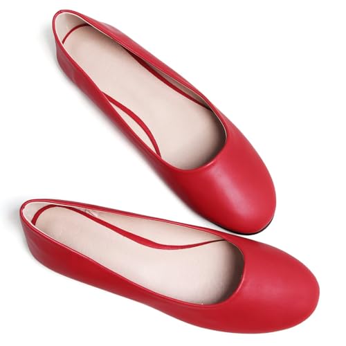 Image of SAILING LU Casual Shoes for Women Dressy Ballet Flats | Comfort Fit, Work Shoes,Casual for Women, Slip-Ons Loafers