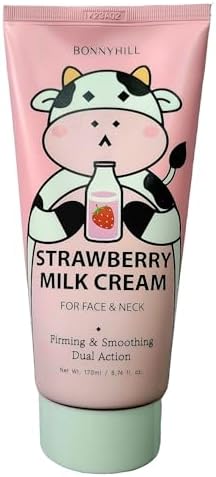 Amazon.com: BONNYHILL Strawberry Milk Face and Neck Cream : Beauty ...