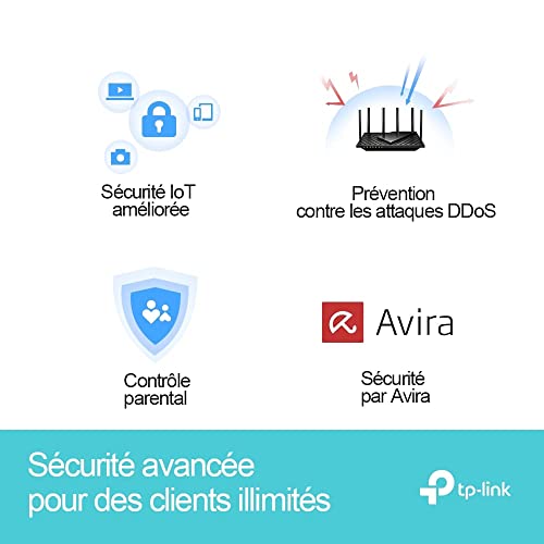 TP-Link Archer AX73 AX5400 Dual Band Gigabit 1000 Mbps Wireless WiFi Wi-Fi 6 Router | 8K Streaming | MU-MIMO OFDMA | USB Sharing | Connect... - Image 6