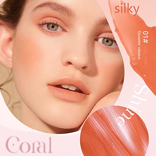 Liquid Blush Matte Liquid Blusher Bronzer Eye & Cheek Makeup,Berry Colour For Bronzer Skin Moisturising High Pigment Longlasting Sweatproof Silky Textures (05#Earth-Brown) - Image 6