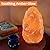 Premium Himalayan Salt Lamp with Wooden Base - Handcrafted Natural Shape Himalayan Pink Salt Lamp for Bedroom, Living Room & Office