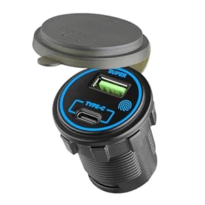 Qsvbeeqj 66W Kfz-Ladeadapter Typ C+USB