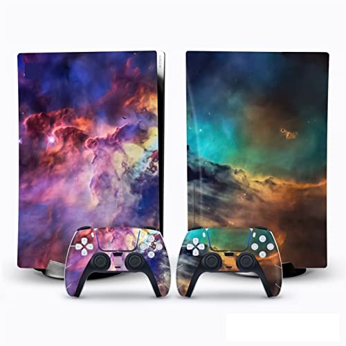 Sin Espuma Y Sin Burbujas Para PS5 Skin Disc Edition Anime Console Controller Vinyl Cover Skins Wraps Para PS 5 Version(08819)