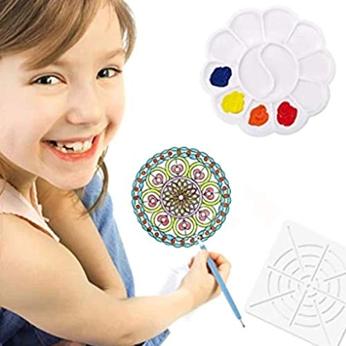 Shusuen⭐ 2020 New Pattern Dotting Tools Set Stone Painting Kit Pen Brushes Stencil Drawing Art