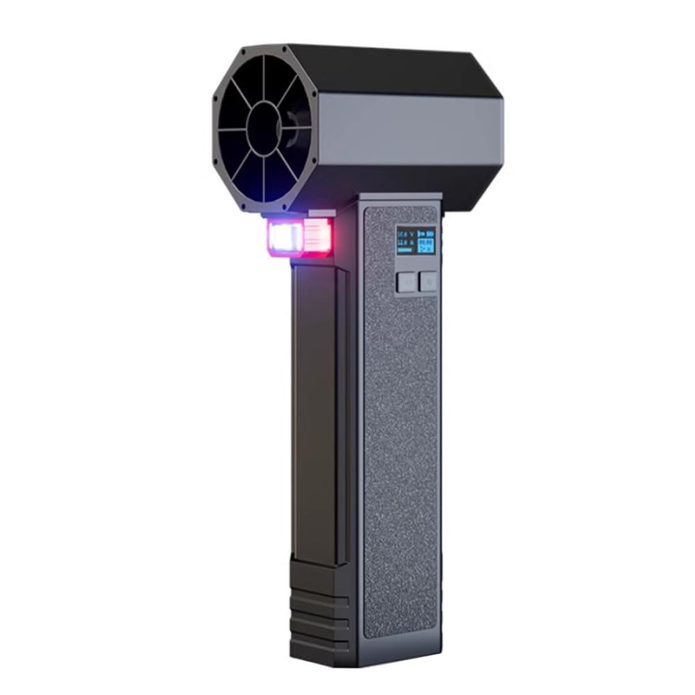 Blower Handheld Ventilateur Puissant 3000mAh avec 1.6 Kg de Poussée pour Nettoyage