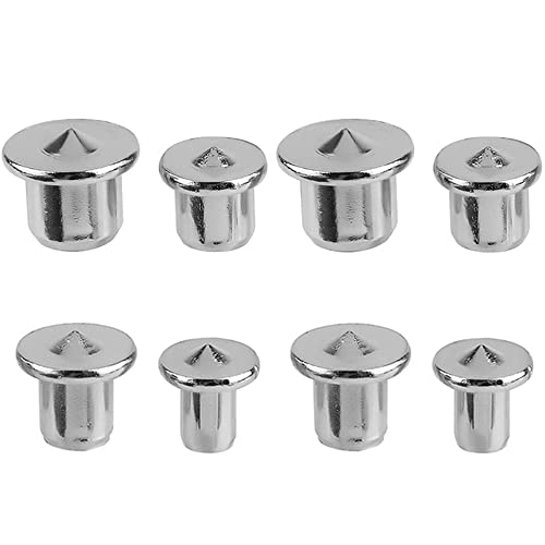 Foitech (8Pcs) Dowel Marker pins Tenon Center Transfer Plugs Points Marker Drill Center, 6/8/10/12mm Dowel Drill Center Points Pin Set