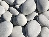 Boladeta - Piedras Decorativas Blancas Grandes 20KG para Jardin - Sacos de Grava para Decoración Exterior