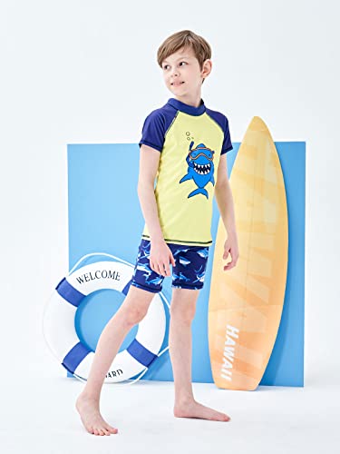 Unifaco Toddler Boy Rash Guard 4T Boys Swimsuit Set Little Kids Quick Dry Bathing Suits #TOP2