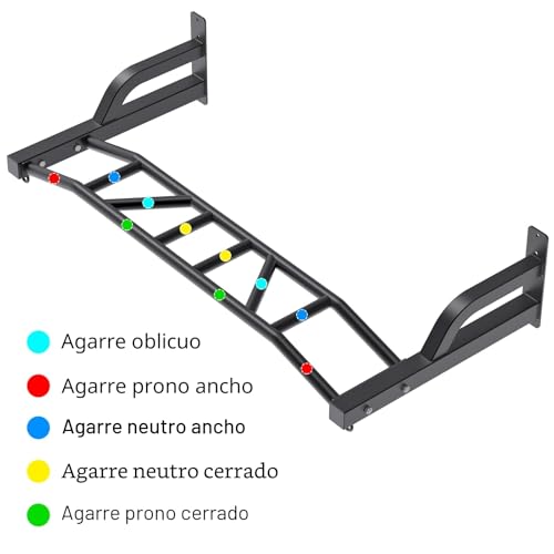 Barra de pull-up multifunción de pared con polea para lat pulldown en casa 3