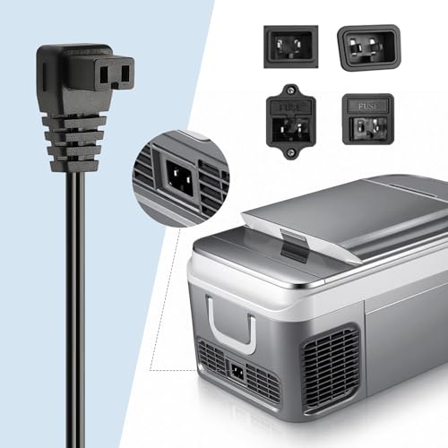 Image of 12V /24V Car Fridge Power Supply Cable Cigarette Lighter Plug Car Extension Cable for Cool Box Dometic, Alpicool, Waeco CF, ARB, Setpower, ICECO, Mobicool FR40 (1.5M)