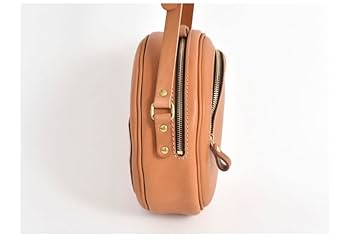 お値下げしました。HERZ まんまるショルダーポシェット（CK-19） 丸い形でレディースに人気のショルダーポシェット「革鞄のHERZ