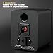 Saiyin Wall Mount Passive Speakers, Indoor Rear Surround Sound Speakers, Stereo Speakers for Midrange & High-Frequency, Passive Bookshelf Speakers for Home Theater, Receiver or Amplifier Required